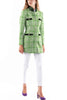 Long blazer from apple green Summer-Tweed