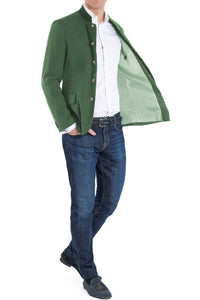 Bavarian Blazer from Stretch-Linen in green