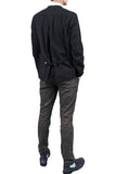 Double-breasted Jacket from anthracite Loden melange