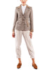 Belted blazer from Pepita-Linen in beige-brown