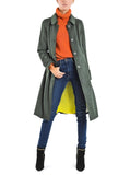 Bavarian Loden coat from sage-green loden