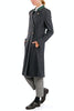 Double-breasted coat from Austrian loden in anthracite