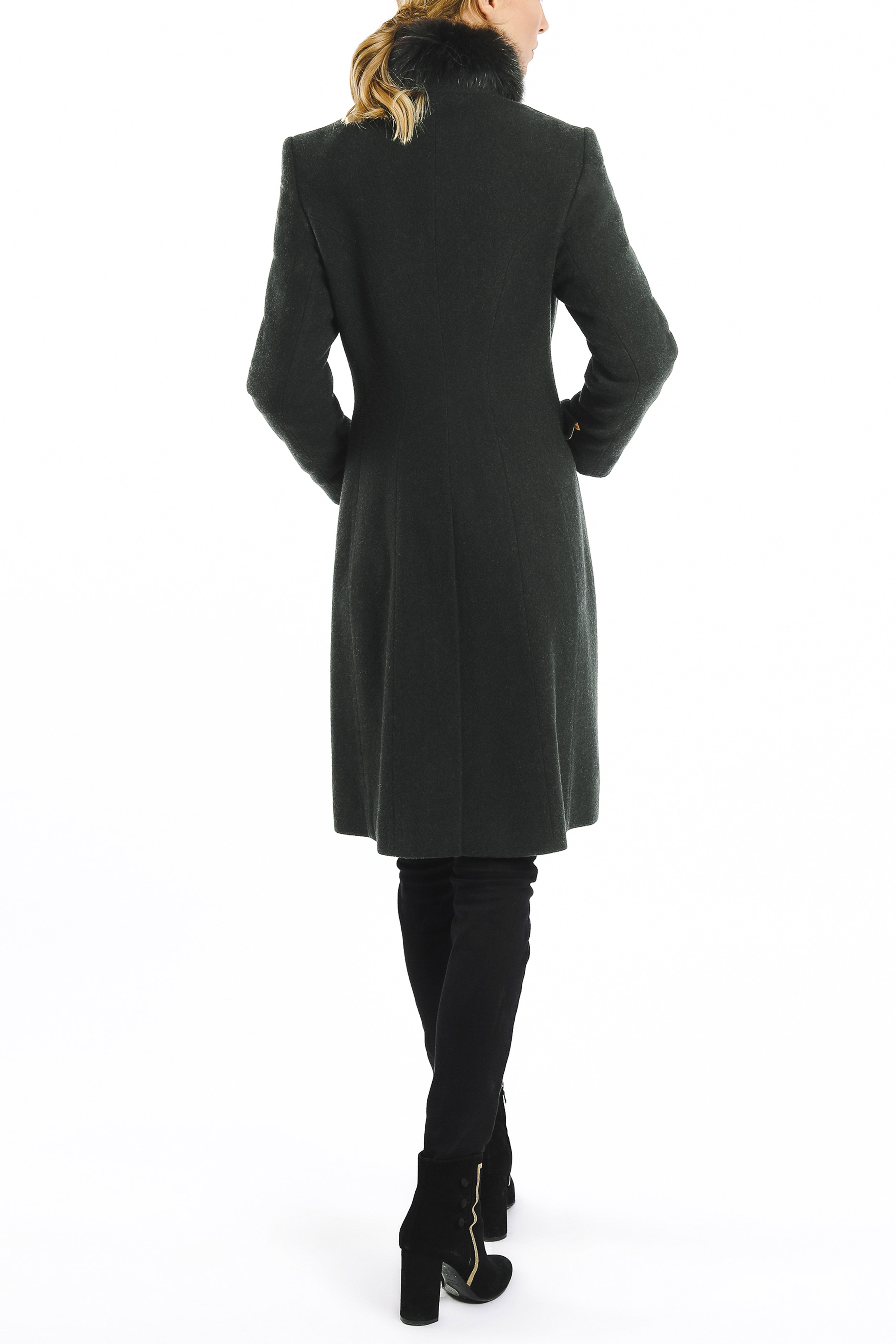 Coat from authentic Tyrolean loden in dark green – VON DÖRNBERG