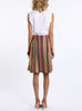Sleeveless blouse from two-ply cotton in white